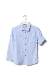 Keten Uzun Kollu Gömlek