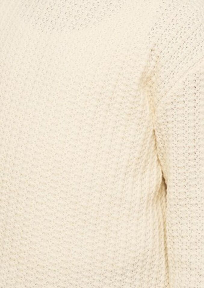 2-14 Yaş Erkek Çocuk Krem Desenli Örme Sweatshirt