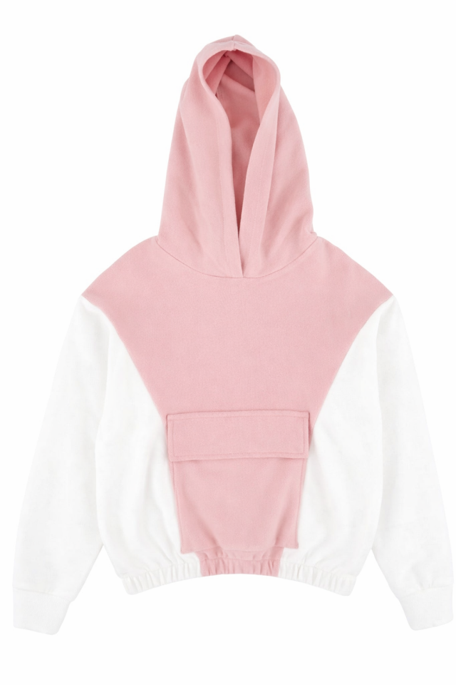 6-14 Yaş Kız Çocuk Kapüşonlu Selanik Sweatshirt