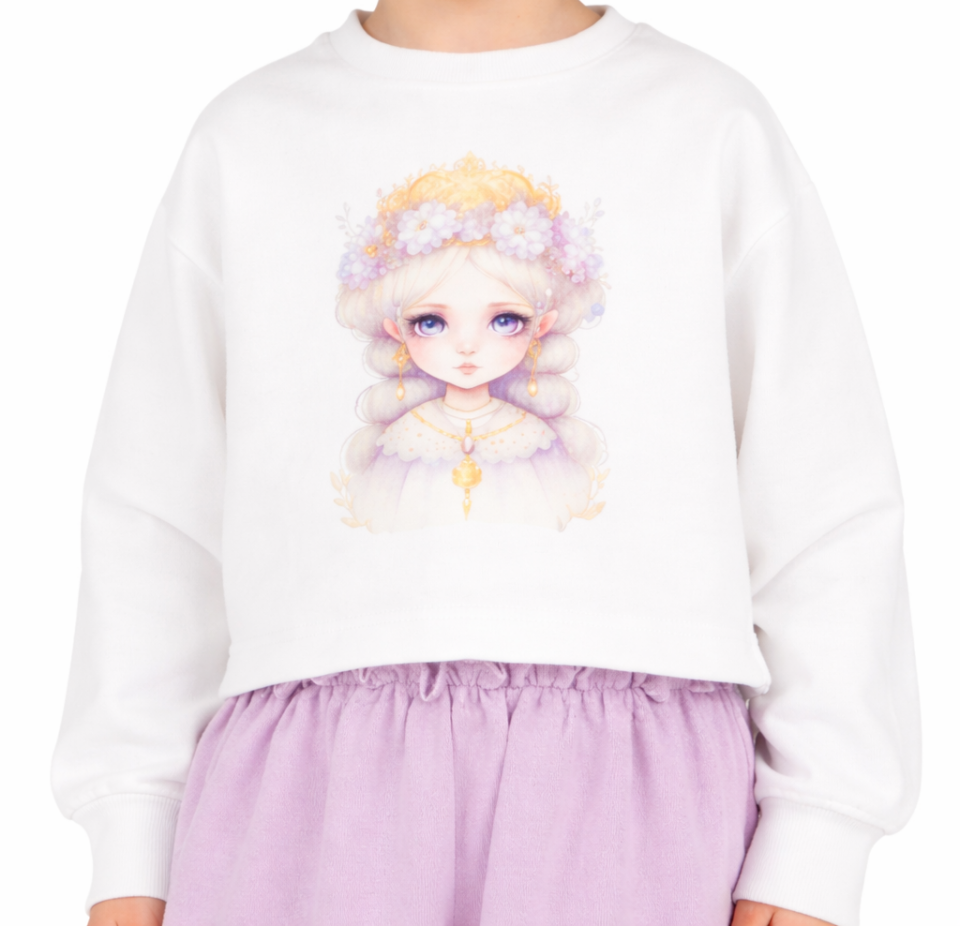 2-6 Yaş Kız Çocuk Baskılı Eşofman Takımı