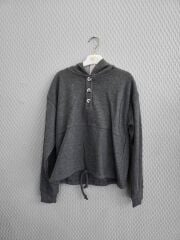 Selanik Gri Sweatshirt Siyah Pantolon 2'li Takım