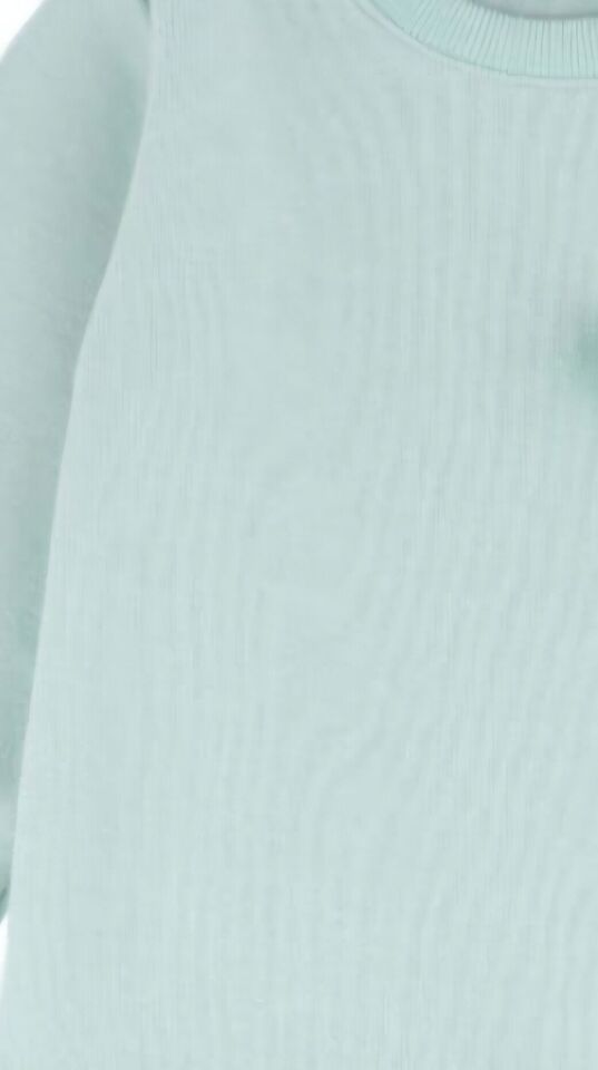 2-6 Yaş Kız Çocuk Mint Yeşil Selanik Elbise